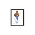 Picture of Brunette Mermaid _GroupedProduct_Rectangle_Portrait_Mini_ _GroupedProduct_Rectangle_Portrait_Canvas_Framed_