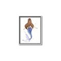 Picture of Brunette Mermaid _GroupedProduct_Rectangle_Portrait_Mini_ _GroupedProduct_Rectangle_Portrait_Canvas_Framed_