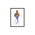 Picture of Brunette Mermaid _GroupedProduct_Rectangle_Portrait_Mini_ _GroupedProduct_Rectangle_Portrait_Canvas_Framed_