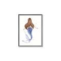 Picture of Brunette Mermaid _GroupedProduct_Rectangle_Portrait_Mini_ _GroupedProduct_Rectangle_Portrait_Canvas_Framed_