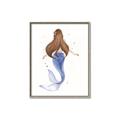 Picture of Brunette Mermaid _GroupedProduct_Rectangle_Portrait_Mini_ _GroupedProduct_Rectangle_Portrait_Canvas_Framed_