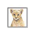 Picture of Lion Babe _GroupedProduct_Square_Mini_ _GroupedProduct_Square_Canvas_Framed_
