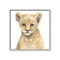 Picture of Lion Babe _GroupedProduct_Square_Mini_ _GroupedProduct_Square_Canvas_Framed_