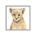 Picture of Lion Babe _GroupedProduct_Square_Mini_ _GroupedProduct_Square_Canvas_Framed_