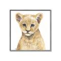 Picture of Lion Babe _GroupedProduct_Square_Mini_ _GroupedProduct_Square_Canvas_Framed_