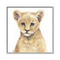 Picture of Lion Babe _GroupedProduct_Square_Mini_ _GroupedProduct_Square_Canvas_Framed_