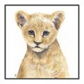 Picture of Lion Babe _GroupedProduct_Square_Mini_ _GroupedProduct_Square_Canvas_Framed_