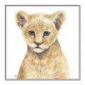 Picture of Lion Babe _GroupedProduct_Square_Mini_ _GroupedProduct_Square_Canvas_Framed_