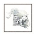 Picture of Safari Squad II _GroupedProduct_Square_Mini_ _GroupedProduct_Square_Canvas_Framed_