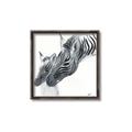 Picture of Mom and baby Zebra _GroupedProduct_Square_Mini_ _GroupedProduct_Square_Canvas_Framed_