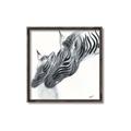Picture of Mom and baby Zebra _GroupedProduct_Square_Mini_ _GroupedProduct_Square_Canvas_Framed_