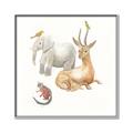 Picture of Safari Squad III  _GroupedProduct_Square_Mini_ _GroupedProduct_Square_Canvas_Framed_