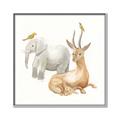 Picture of Safari Squad IV _GroupedProduct_Square_Mini_ _GroupedProduct_Square_Canvas_Framed_