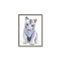 Picture of White Tiger Cub _GroupedProduct_Rectangle_Portrait_Mini_ _GroupedProduct_Rectangle_Portrait_Canvas_Framed_