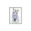 Picture of White Tiger Cub _GroupedProduct_Rectangle_Portrait_Mini_ _GroupedProduct_Rectangle_Portrait_Canvas_Framed_