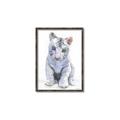 Picture of White Tiger Cub _GroupedProduct_Rectangle_Portrait_Mini_ _GroupedProduct_Rectangle_Portrait_Canvas_Framed_