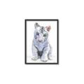 Picture of White Tiger Cub _GroupedProduct_Rectangle_Portrait_Mini_ _GroupedProduct_Rectangle_Portrait_Canvas_Framed_