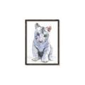 Picture of White Tiger Cub _GroupedProduct_Rectangle_Portrait_Mini_ _GroupedProduct_Rectangle_Portrait_Canvas_Framed_