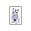Picture of White Tiger Cub _GroupedProduct_Rectangle_Portrait_Mini_ _GroupedProduct_Rectangle_Portrait_Canvas_Framed_