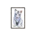 Picture of White Tiger Cub _GroupedProduct_Rectangle_Portrait_Mini_ _GroupedProduct_Rectangle_Portrait_Canvas_Framed_