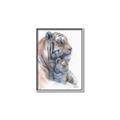 Picture of Mom and Baby Tiger _GroupedProduct_Rectangle_Portrait_Mini_ _GroupedProduct_Rectangle_Portrait_Canvas_Framed_