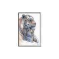 Picture of Mom and Baby Tiger _GroupedProduct_Rectangle_Portrait_Mini_ _GroupedProduct_Rectangle_Portrait_Canvas_Framed_
