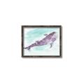 Picture of Purple Whale Friend _GroupedProduct_Rectangle_Landscape_Mini_ _GroupedProduct_Rectangle_Landscape_Canvas_Framed_