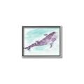 Picture of Purple Whale Friend _GroupedProduct_Rectangle_Landscape_Mini_ _GroupedProduct_Rectangle_Landscape_Canvas_Framed_