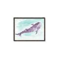 Picture of Purple Whale Friend _GroupedProduct_Rectangle_Landscape_Mini_ _GroupedProduct_Rectangle_Landscape_Canvas_Framed_