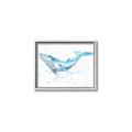 Picture of Blue Whale Friend  _GroupedProduct_Rectangle_Landscape_Mini_ _GroupedProduct_Rectangle_Landscape_Canvas_Framed_