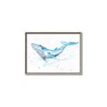 Picture of Blue Whale Friend  _GroupedProduct_Rectangle_Landscape_Mini_ _GroupedProduct_Rectangle_Landscape_Canvas_Framed_
