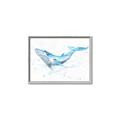 Picture of Blue Whale Friend  _GroupedProduct_Rectangle_Landscape_Mini_ _GroupedProduct_Rectangle_Landscape_Canvas_Framed_