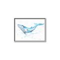 Picture of Blue Whale Friend  _GroupedProduct_Rectangle_Landscape_Mini_ _GroupedProduct_Rectangle_Landscape_Canvas_Framed_