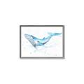 Picture of Blue Whale Friend  _GroupedProduct_Rectangle_Landscape_Mini_ _GroupedProduct_Rectangle_Landscape_Canvas_Framed_