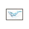 Picture of Blue Whale Friend  _GroupedProduct_Rectangle_Landscape_Mini_ _GroupedProduct_Rectangle_Landscape_Canvas_Framed_