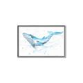 Picture of Blue Whale Friend  _GroupedProduct_Rectangle_Landscape_Mini_ _GroupedProduct_Rectangle_Landscape_Canvas_Framed_
