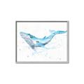 Picture of Blue Whale Friend  _GroupedProduct_Rectangle_Landscape_Mini_ _GroupedProduct_Rectangle_Landscape_Canvas_Framed_