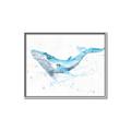 Picture of Blue Whale Friend  _GroupedProduct_Rectangle_Landscape_Mini_ _GroupedProduct_Rectangle_Landscape_Canvas_Framed_