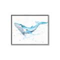 Picture of Blue Whale Friend  _GroupedProduct_Rectangle_Landscape_Mini_ _GroupedProduct_Rectangle_Landscape_Canvas_Framed_