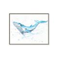 Picture of Blue Whale Friend  _GroupedProduct_Rectangle_Landscape_Mini_ _GroupedProduct_Rectangle_Landscape_Canvas_Framed_