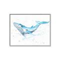 Picture of Blue Whale Friend  _GroupedProduct_Rectangle_Landscape_Mini_ _GroupedProduct_Rectangle_Landscape_Canvas_Framed_