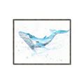 Picture of Blue Whale Friend  _GroupedProduct_Rectangle_Landscape_Mini_ _GroupedProduct_Rectangle_Landscape_Canvas_Framed_