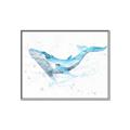 Picture of Blue Whale Friend  _GroupedProduct_Rectangle_Landscape_Mini_ _GroupedProduct_Rectangle_Landscape_Canvas_Framed_