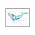 Picture of Blue Whale Friend  _GroupedProduct_Rectangle_Landscape_Mini_ _GroupedProduct_Rectangle_Landscape_Canvas_Framed_