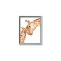 Picture of Mom and baby Giraffe _GroupedProduct_Rectangle_Portrait_Mini_ _GroupedProduct_Rectangle_Portrait_Canvas_Framed_