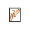 Picture of Mom and baby Giraffe _GroupedProduct_Rectangle_Portrait_Mini_ _GroupedProduct_Rectangle_Portrait_Canvas_Framed_