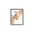 Picture of Mom and baby Giraffe _GroupedProduct_Rectangle_Portrait_Mini_ _GroupedProduct_Rectangle_Portrait_Canvas_Framed_