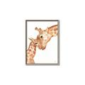 Picture of Mom and baby Giraffe _GroupedProduct_Rectangle_Portrait_Mini_ _GroupedProduct_Rectangle_Portrait_Canvas_Framed_