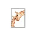 Picture of Mom and baby Giraffe _GroupedProduct_Rectangle_Portrait_Mini_ _GroupedProduct_Rectangle_Portrait_Canvas_Framed_