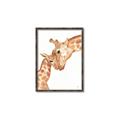 Picture of Mom and baby Giraffe _GroupedProduct_Rectangle_Portrait_Mini_ _GroupedProduct_Rectangle_Portrait_Canvas_Framed_